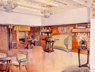 Wohnzimmer, 1905